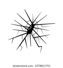 doodle crack wall, crack illustration
