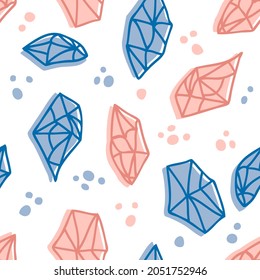 Patrón transparente con manchas. Perfecto para camisetas, textiles e impresiones. Ilustración vectorial dibujada a mano para la decoración y el diseño.
