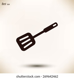 Doodle culinary spoon icon