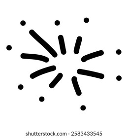 Doodle cute glitter pen line element. Doodle heart, arrow, star, sparkle decoration symbol icon. Simple sketch line style emphasis, attention, pattern element. Vector illustration