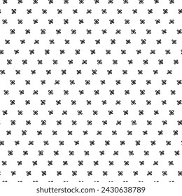 Doodle daisies seamless pattern. Black and white Pattern for surface design.