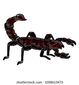 doodle danger scorpion wild toxic animal