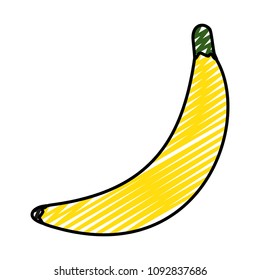 doodle delicious banana healthy organic fruit