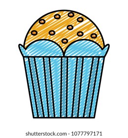 doodle delicious dessert muffin sweet food