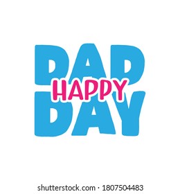 Doodle Design for celebrating Happy fathers day. Template for greeting card, Banner, flyer, invitation, congratulation, poster design. Vector illustration.