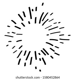 Doodle design element, starburst doodle ,sparkling doodle,firework doodle.