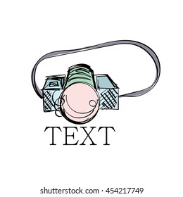 doodle digital camera illustration