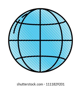 doodle digital network global connection data