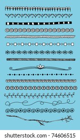 Doodle dividers, borders