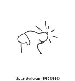 Doodle Dog with candle and love for petcare