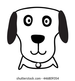 Doodle Dog hand drawn