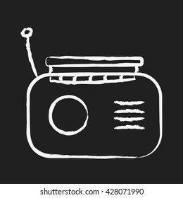 doodle drawing radio