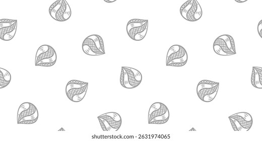 Doodle dumplings pattern background. Dim sum seamless pattern background. dim sum doodle pattern background.