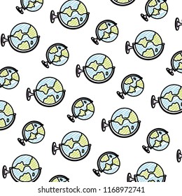 doodle earth planet map desk background