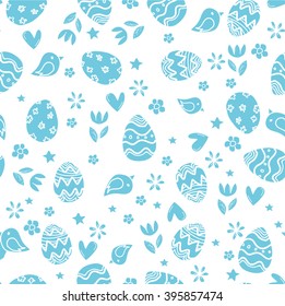 Doodle easter pattern