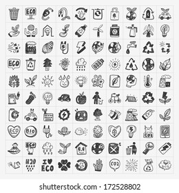 Doodle Eco Icons