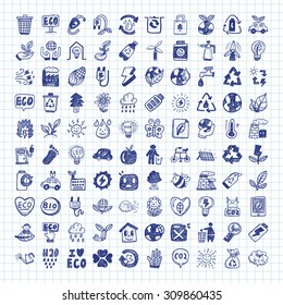 Doodle Eco Icons