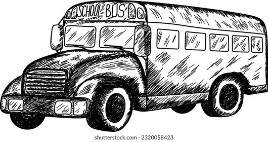 Doodle education icon. Vector illustration.