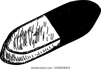 Doodle-Erziehung Symbol. Vektorgrafik.