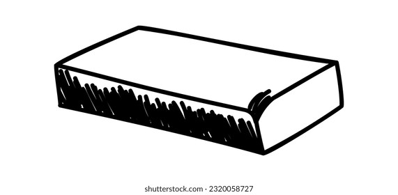 Doodle education icon. Vector illustration.