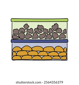 Doodle Eid Mubarak Illustration - Snack 01