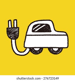 doodle Electricity car