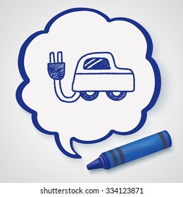 doodle Electricity car