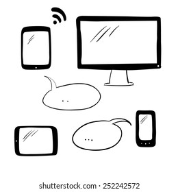 Doodle electronic devices