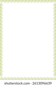 Doodle elements simple frame. Trendy graphic template. Cute empty frame box for your text