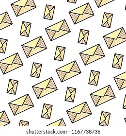 doodle e-mail communication message technology background
