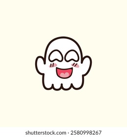 Doodle Emoji Face Ghost for design needs, Landing Pages, Animation, Apps, Presentations, Content Creator and other Promotions