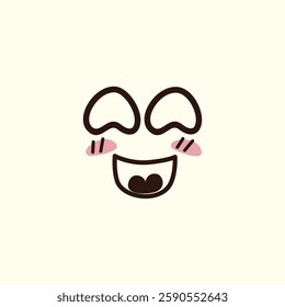 Doodle Emoji Face Illustration for design needs, Landing Pages, Animation, Apps, Presentations, Content Creator and other Promotions