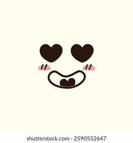 Doodle Emoji Face Illustration for design needs, Landing Pages, Animation, Apps, Presentations, Content Creator and other Promotions