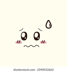 Doodle Emoji Face Illustration for design needs, Landing Pages, Animation, Apps, Presentations, Content Creator and other Promotions