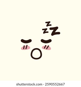 Doodle Emoji Face Illustration for design needs, Landing Pages, Animation, Apps, Presentations, Content Creator and other Promotions