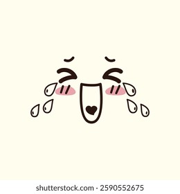 Doodle Emoji Face Illustration for design needs, Landing Pages, Animation, Apps, Presentations, Content Creator and other Promotions