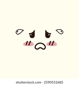 Doodle Emoji Face Illustration for design needs, Landing Pages, Animation, Apps, Presentations, Content Creator and other Promotions