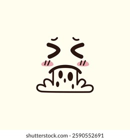 Doodle Emoji Face Illustration for design needs, Landing Pages, Animation, Apps, Presentations, Content Creator and other Promotions