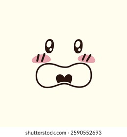 Doodle Emoji Face Illustration for design needs, Landing Pages, Animation, Apps, Presentations, Content Creator and other Promotions