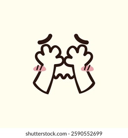 Doodle Emoji Face Illustration for design needs, Landing Pages, Animation, Apps, Presentations, Content Creator and other Promotions
