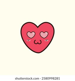 Doodle Emoji Face Love for design needs, Landing Pages, Animation, Apps, Presentations, Content Creator and other Promotions