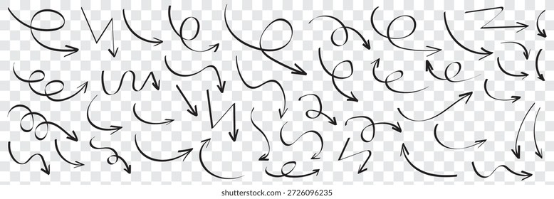 doodle emphasis arrow icon design quirky twist zigzag line