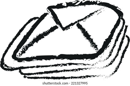 doodle envelope