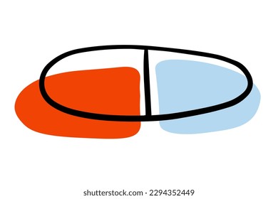 Doodle eraser. Office gum. Office. Back to school. Red-blue gum