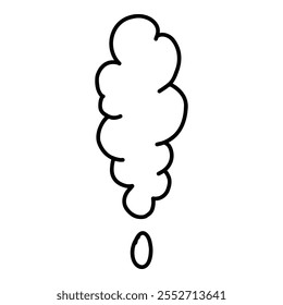 Doodle exclamation mark. Hand drawn punctuation marks and exclamatory symbols, sketch pencil ink scribble notes exclamation icon. Vector isolated icon on white background