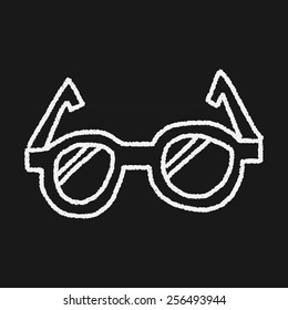 doodle eye glasses