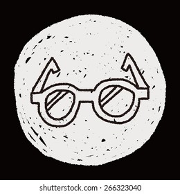 doodle eye glasses