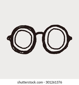 doodle eye glasses