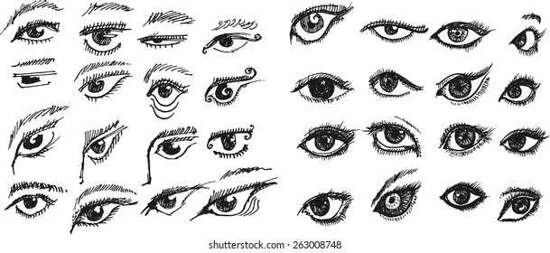 Doodle eyes