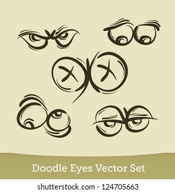 doodle eyes set